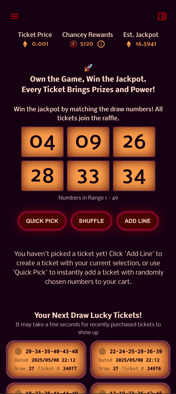 Chancey - Farcaster Mini Apps screenshot